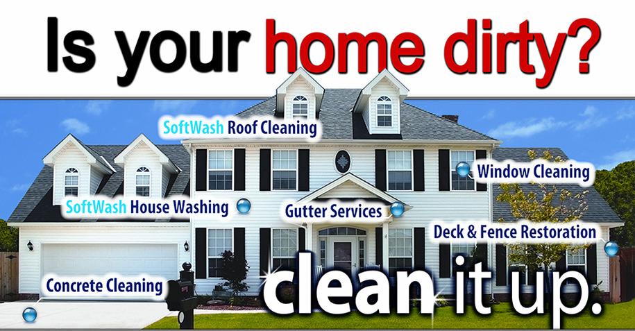 soft wash and power washing surfaces we clean